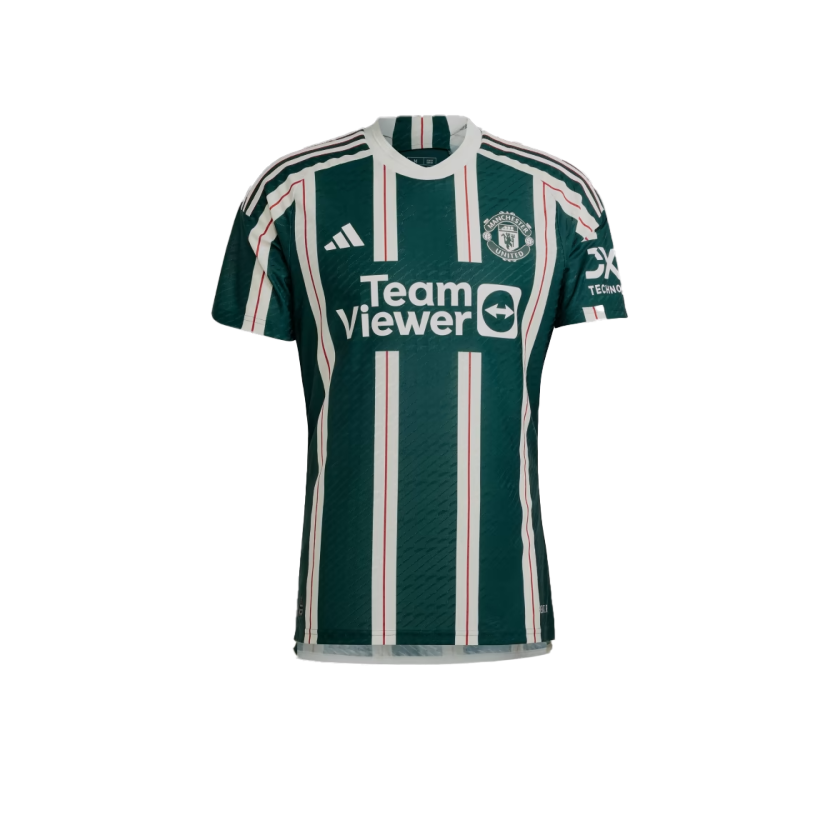 Adidas Green Manchester United 23/24 Away Authentic Jersey