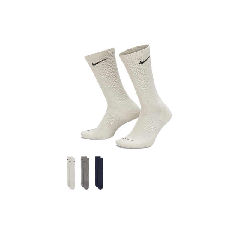 Nike  Everyday Plus Cushioned Training Crew Socks 3 Pack