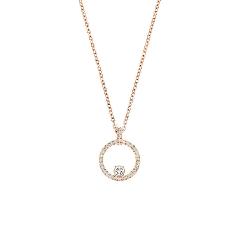 Creativity Circle Pendant - Rose Gold-Tone