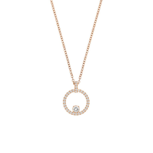 Creativity Circle Pendant - Rose Gold-Tone