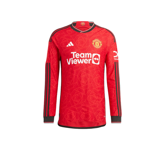 Adidas Manchester United 23/24 Long Sleeve Home Authentic Jersey
